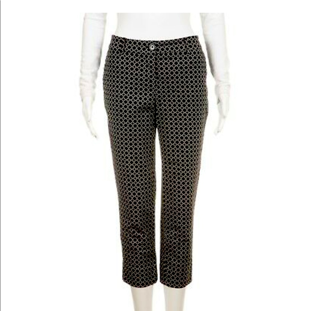 Hilary Radley Geometric Ankle Trouser